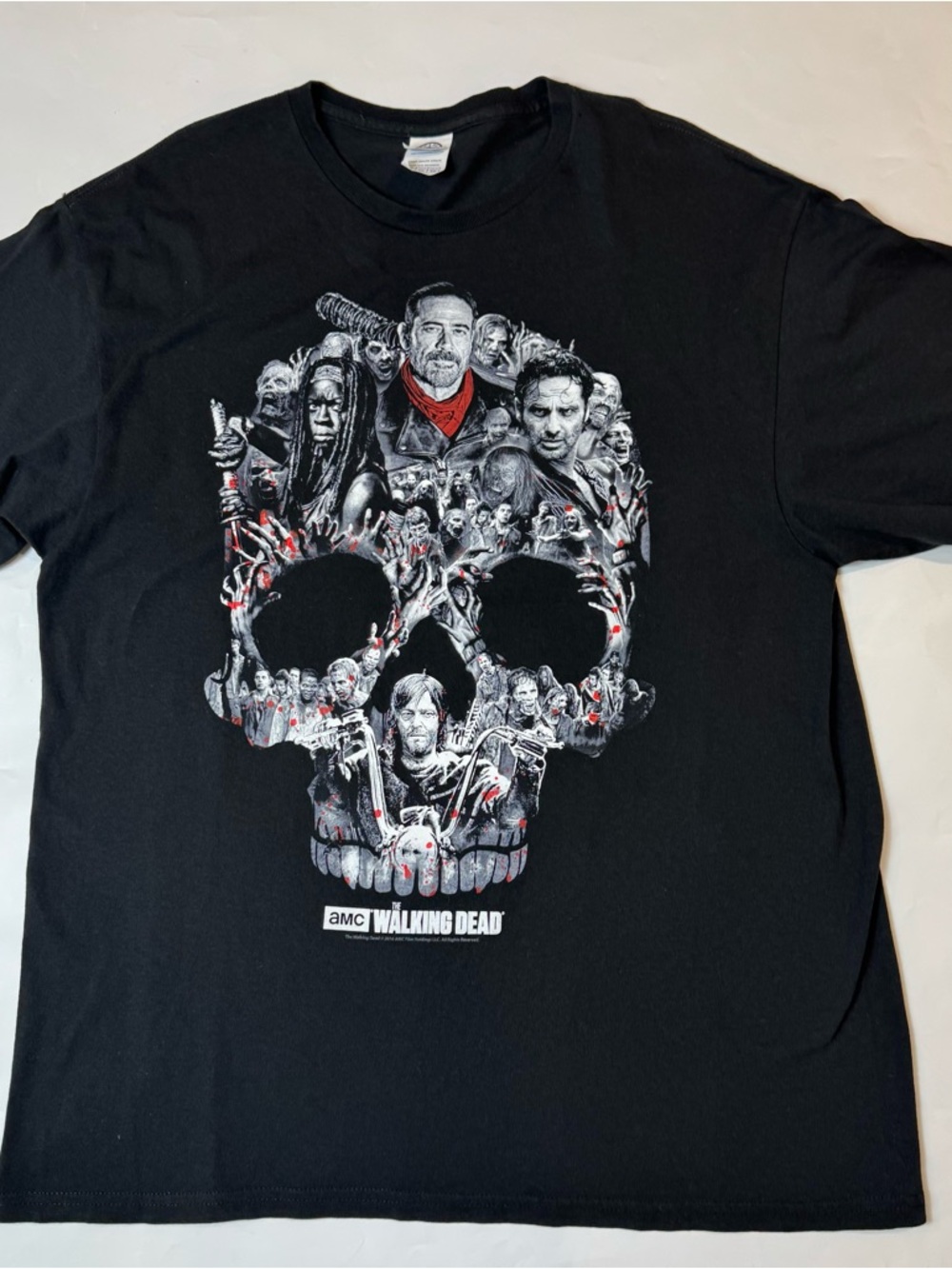 The Walking Dead Black Short-Sleeve Graphic Tee XL
